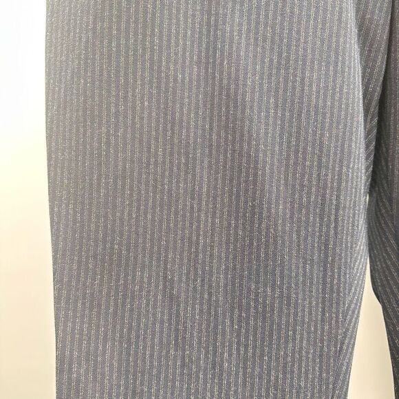 Theory Navy Striped Fairfield Knit Treeca Pant Size16 NWt - Picture 9 of 9